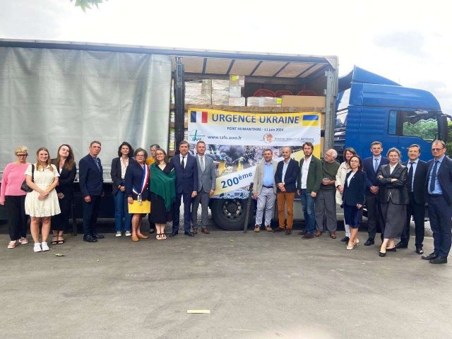 Medical Aid Committee in Zakarpattya received more than 200 humanitarian cargoes for Ukraine from French partners