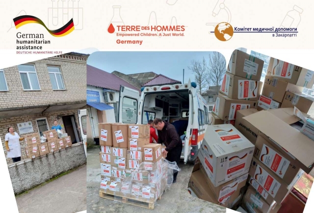 Великий медичний вантаж передали на потреби лікарні на Херсонщині