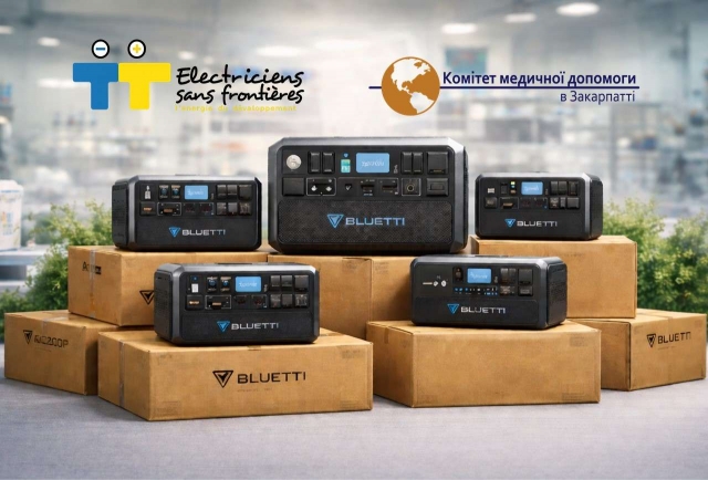 Понад два десятка зарядних станцій передали на потреби закладів охорони здоров’я у прифронтових областях