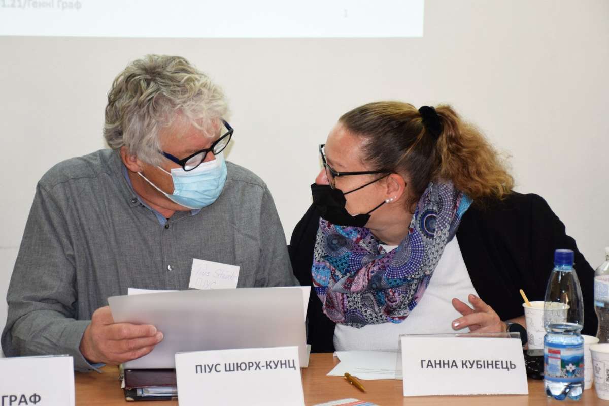 On the first day of training, we talked about special education with Swiss specialists at UzhNU