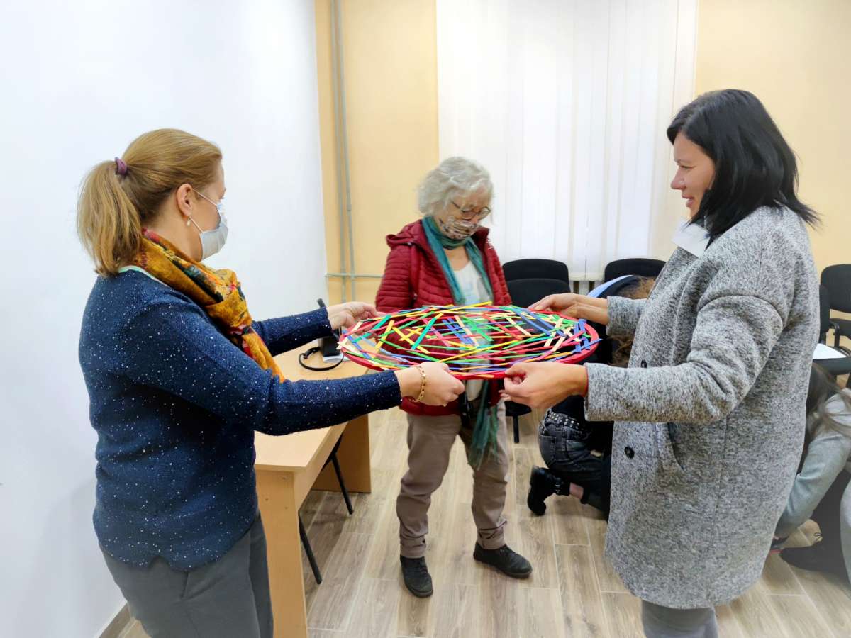 On the first day of training, we talked about special education with Swiss specialists at UzhNU