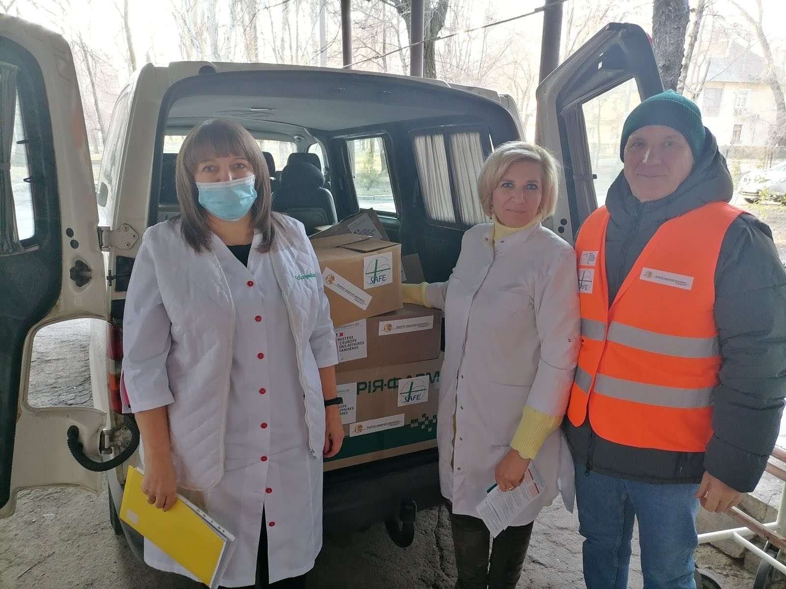 Допомога з Франції запорізьким медзакладам в екстремальних умовах війни