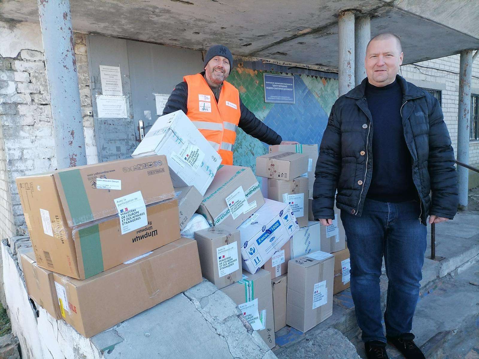 Help from France to Zaporizhzhia medical institutions in extreme war conditions