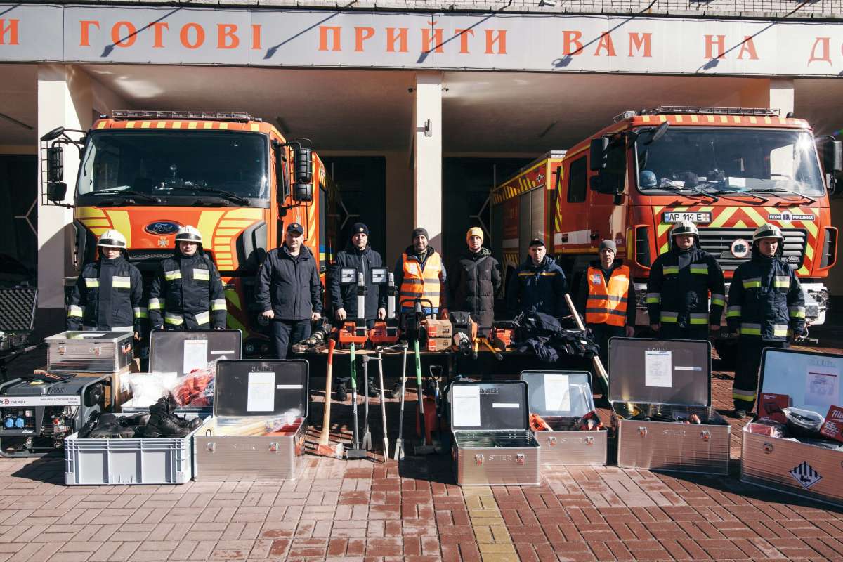 Help for Zaporizhzhia rescuers from the people of France