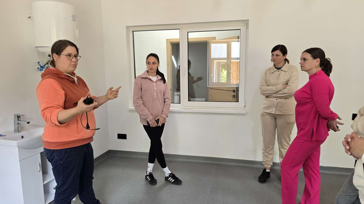 Work in Vilshany: new walls with new meaning