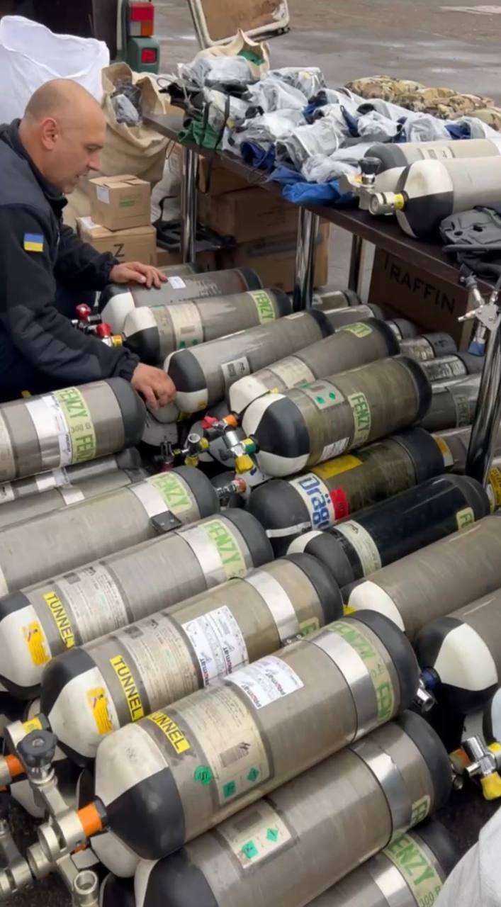 Rescue equipment for emergency services specialists in several regions of Ukraine